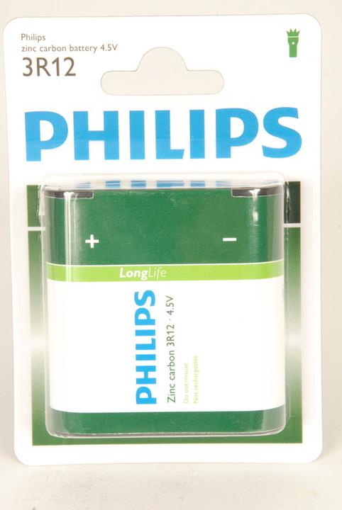 Actual product image ProPlus Longlife battery 4.5V in blister pack (1 pcs., 3R12)