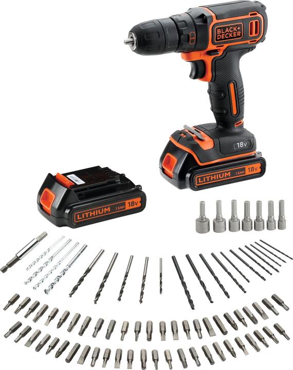 Actual product image Black & Decker BDCDC18BAFC-QW (Rechargeable battery operated)
