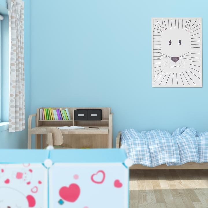 Actual product image Relaxdays Interlocking Toy Rack for Kids