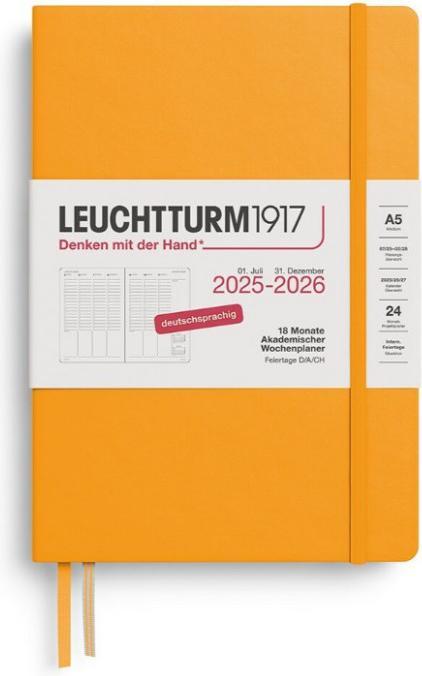 Produktbild Leuchtturm1917 LEUCHTTURM 1W2/S MED.18mon HC R.SUN (A5)