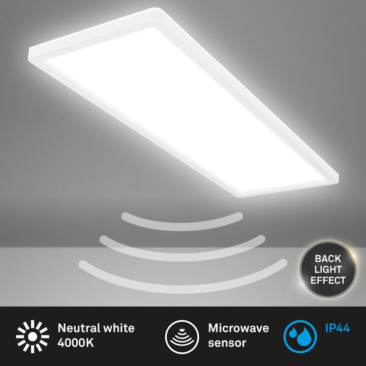 Produktbild Briloner Ultra flat LED Panel with backlight effect + Microwave (3000 lm)