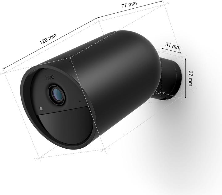 Actual product image Philips Hue Secure Battery Powered Camera (1920 x 1080 Pixels)