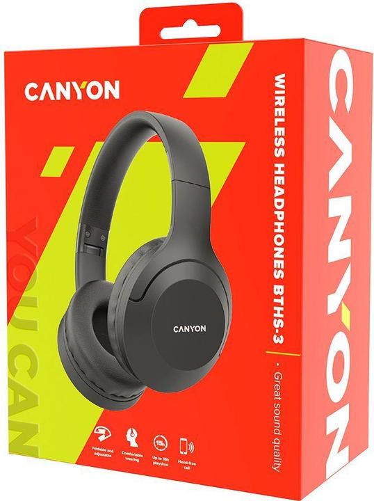 Actual product image Canyon BTHS-3 (No noise cancelling, 15 h, Wireless, Cable)