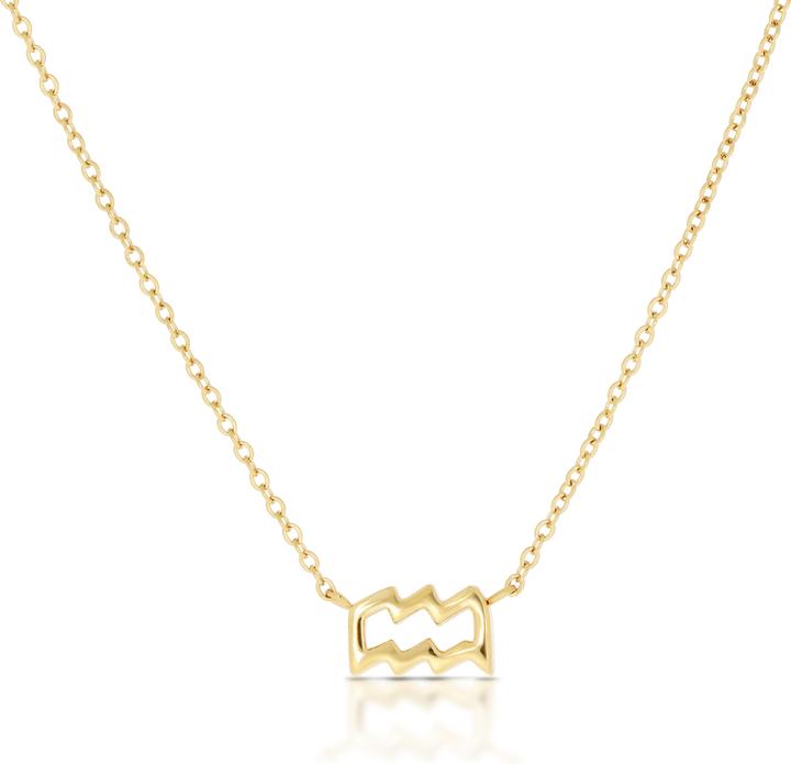 Immagine prodotto Hey Harper Acquario Zodiaco (Acciaio inossidabile placcato oro 14k e rivestimento PVD)