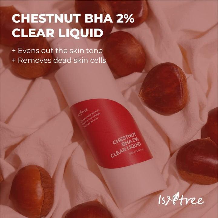 Produktbild Isntree Chestnut BHA 2% Clear Liquid 100ml 3.38 fl oz Dual Care for Pores with BHA and Chestnut Shell (100 ml)