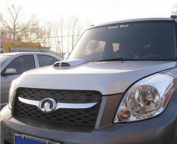 Produktbild Hermex UNIVERSAL Lufthutze Dachhutze Lufteinlass Auto Deko Tuning für Motorhaube oder Dach - Weiss