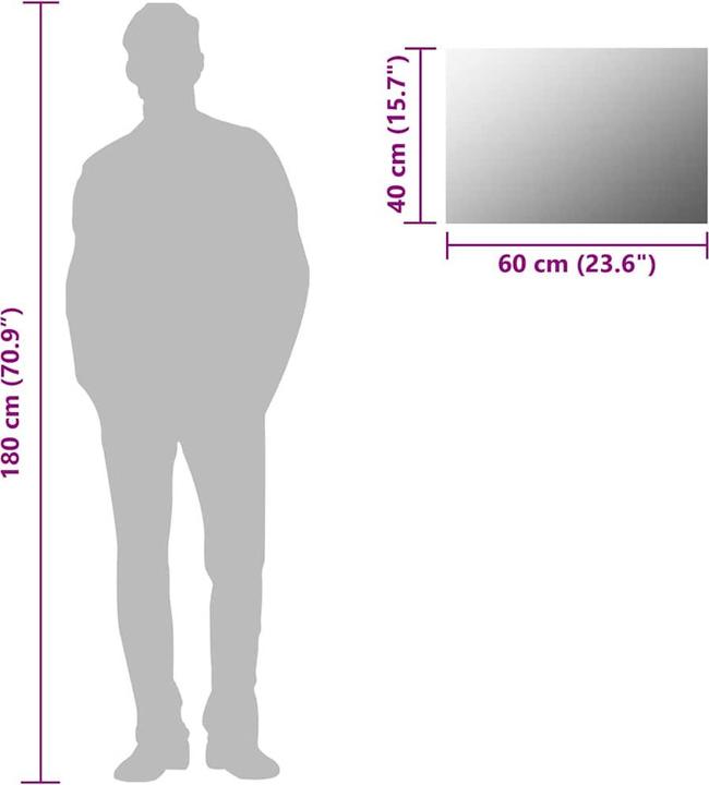 Actual product image VidaXL Piera (60 x 40 cm)