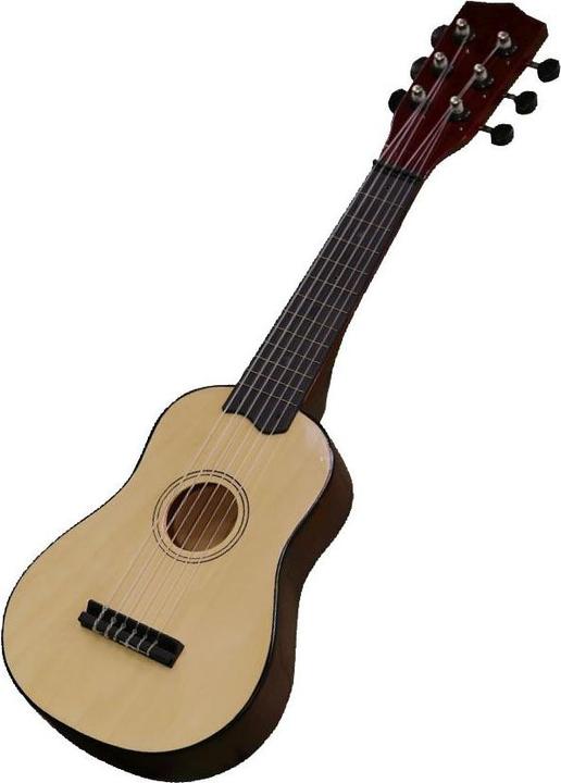 Produktbild 701201P Gitarre 55 cm mit Plektrum, Kindergitarre aus Holz, Musikinstrument für Anfänge