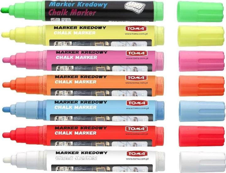 Produktbild TOM Kreidemarker 4,45 mm 4 Farben (TO-29204) (Mehrfarbig, 4.45 mm, 4 x)