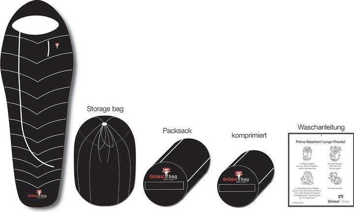 Actual product image Grüezi Bag Biopod DownWool Nature Comfort (215 cm)