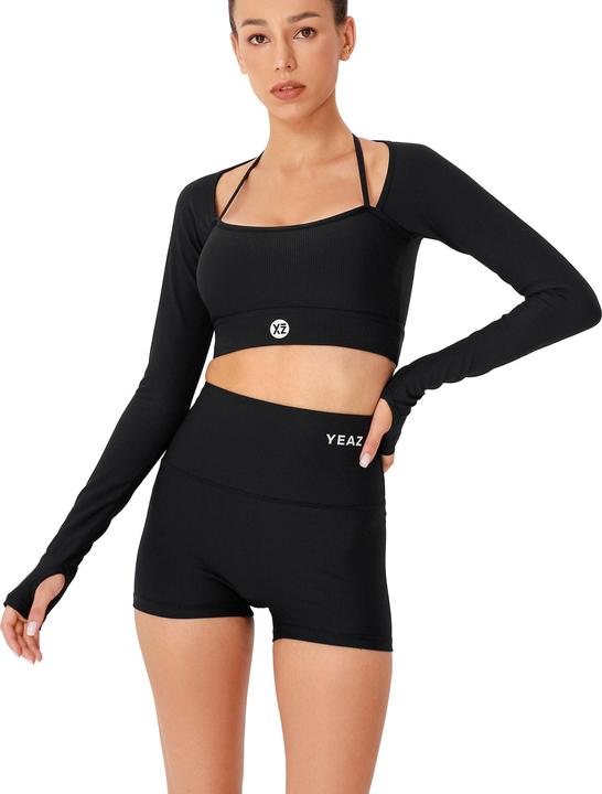 Produktbild Yeaz CLUB LEVEL SET Long Top Shorts XL (Black) (XL)