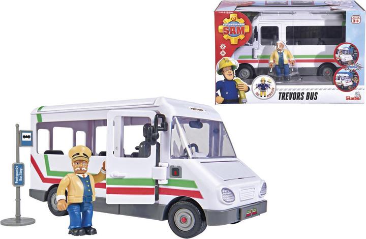 Actual product image Simba Sam Trevor's bus with figure