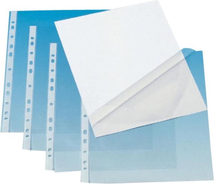 Actual product image Q-Connect Pointing book pockets, smooth film (A4, 100 x)