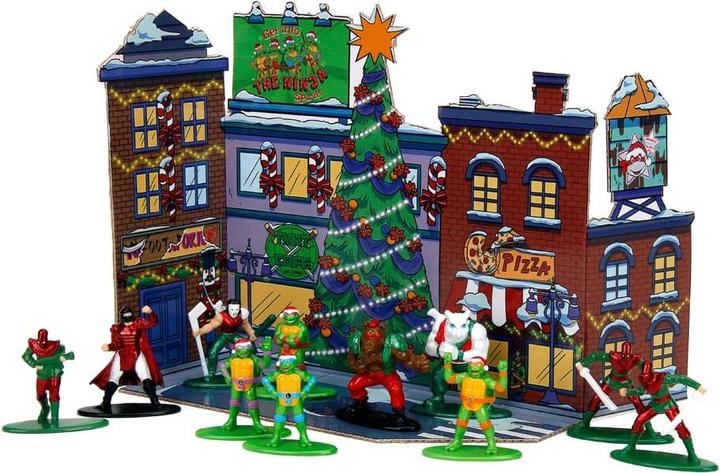 Produktbild Jada Teenage Mutant Ninja Turtles Diecast Minifiguren Adventskalender Holiday 2024