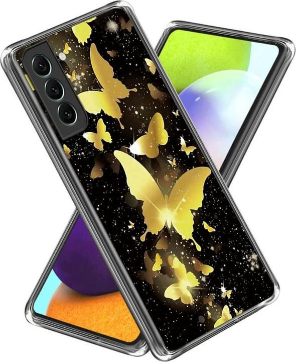 Produktbild Cover-Discount Cover Handyhülle IMD Schmetterling gold (Samsung Galaxy S24)