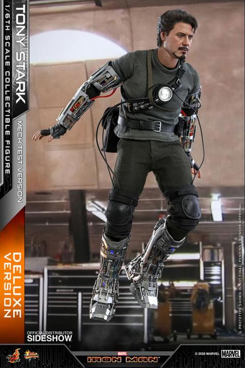 Produktbild Hot Toys Iron Man "Tony Stark - Mech Test - DLX Version" 1/6 Movie Masterpiece Actionfigur