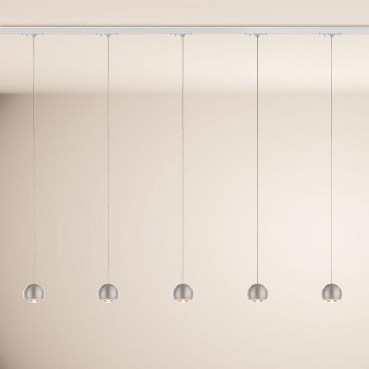 Actual product image s.luce Beam LED pendant light 1-circuit track system 200cm (3000 lm)