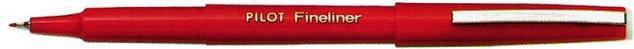 Actual product image Pilot Fineliners (Red, 1 x)