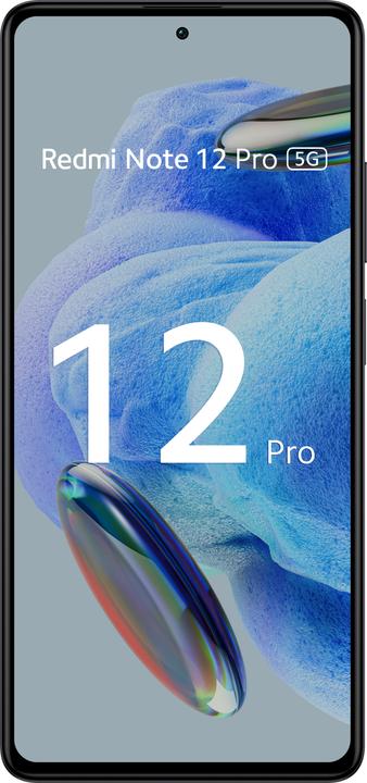 Productafbeelding Xiaomi Redmi Note 12 Pro 5G (6GB) (128 GB, Middernachtelijk zwart, 6.67", Dubbele SIM, 50 Mpx, 5G)
