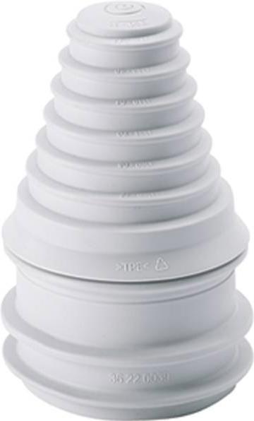 Produktbild Hensel KST 82 Stufenstutzen Lichtgrau 1 St.