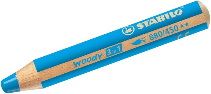 Immagine prodotto STABILO matita colorata woody 3 in 1 (Blu ciano, 1 x)