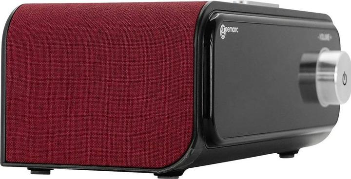 Produktbild Geemarc VISOTEMPO200 MP3-Player 8 GB Rot, Schwarz Lautsprecher (8 GB)