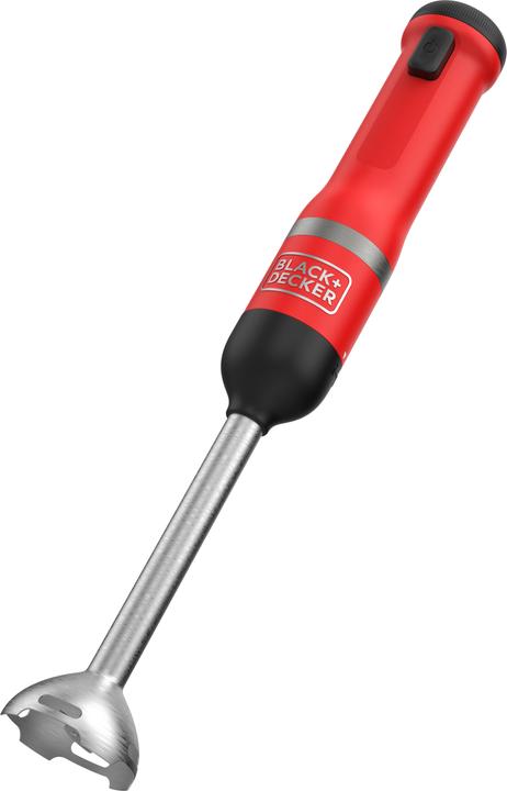 Image du produit Black & Decker Mixeur plongeant Kitchen Wand Rouge, 2 pièces