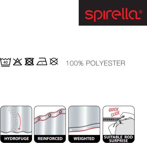 Actual product image spirella Primo (180 x 180 cm)