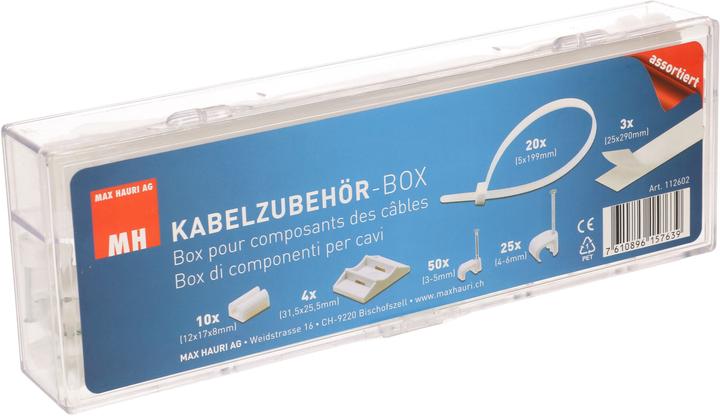 Actual product image Max Hauri Cable Accessories Box Assorted (Plastic cable ties, 290 mm, 1 pcs.)