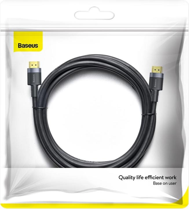 Produktbild Baseus Cafule 4KHDMI Male To 4KHDMI Male Adapter Cable 5m Black (5 m, HDMI)