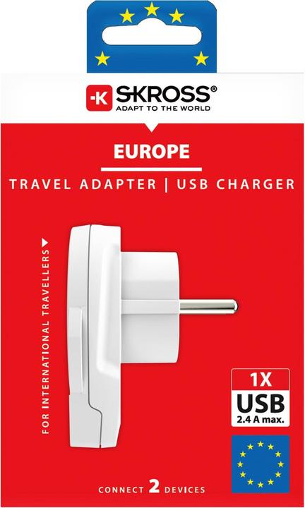 Immagine prodotto Skross Adattatore da viaggio e caricatore USB