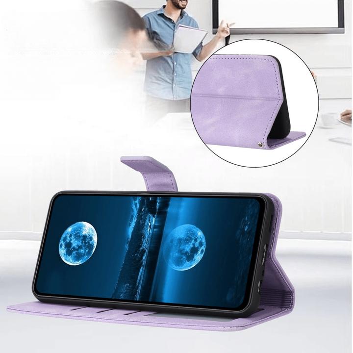 Actual product image Cover-Discount iPhone 16 - Suede look case in vintage design (Apple iPhone 16)