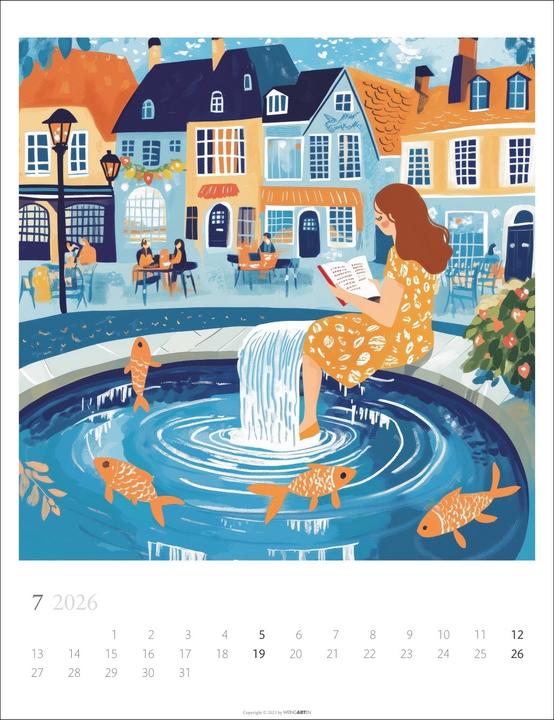 Actual product image Book Love Kalender 2026 (30 x 39 cm, German)
