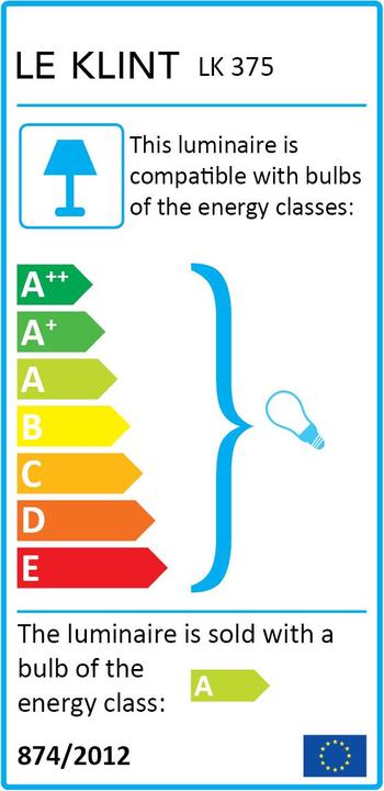Energy Label Le Klint 375 II (800 lm)