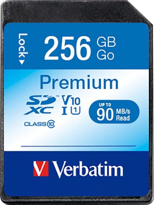 Produktbild Verbatim Premium (256 GB, SDXC, U1, UHS-I)