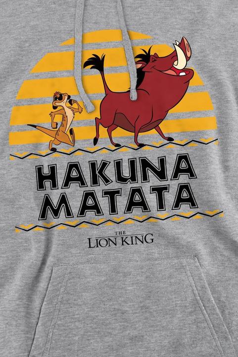 Image du produit The Lion King - Sweat à capuche HAKUNA MATATA - Homme (S)