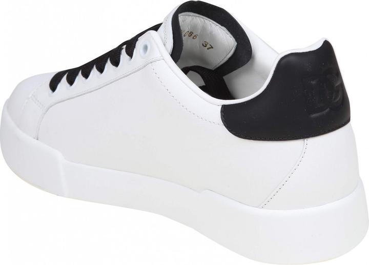 Produktbild Dolce & Gabbana portofino light sneakers in black and white leather (43)