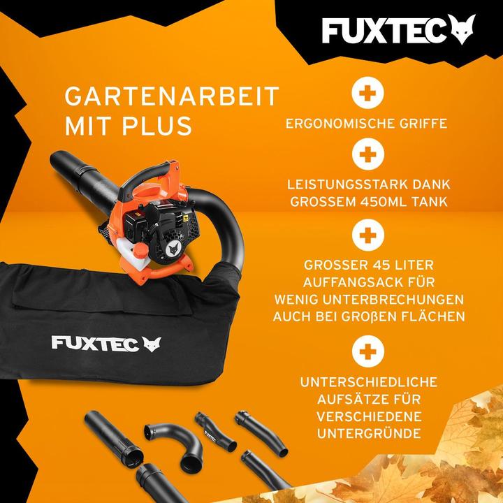 Produktbild Fuxtec FX-LBS126 (Benzinbetrieb, Laubbläser, Laubsauger, Laubsauger-& bläser)