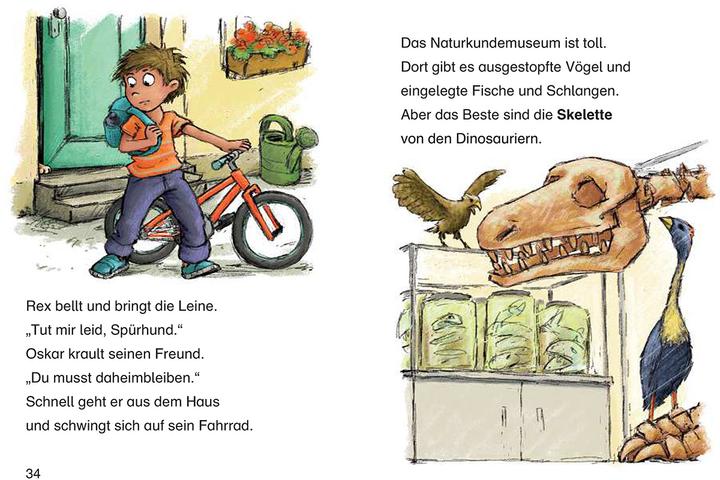 Produktbild Leselöwen 2. Klasse - Dinosauriergeschichten (Deutsch, Henriette Wich, Alexander Bux, Loewe Erstlesebücher, 2018)