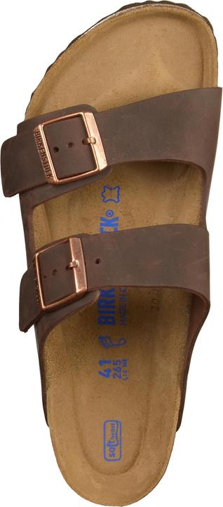 Actual product image Birkenstock Arizona Softbed Nubuck Leather Oiled Normal (46)