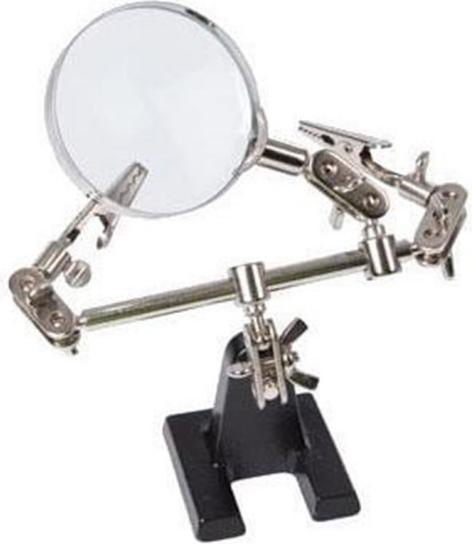 Actual product image Velleman VTHHN Third hand with magnifying glass