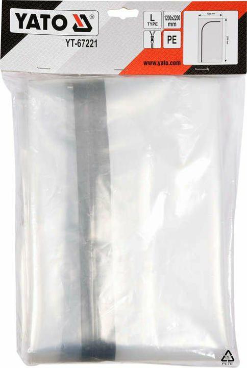 Actual product image Yato Dust protection door Dust curtain Dirt trap Dirt protection door L type 220 x 120 cm
