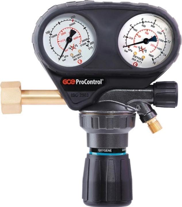 1x Regolatore di pressione per bombole di ossigeno GCE ProControl