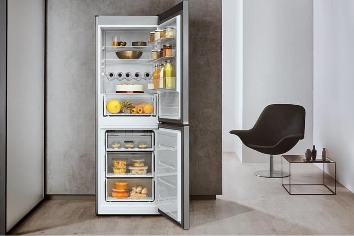 Produktbild Whirlpool W5 721E OX 2 Kühl- und Gefrierkombination Freistehend Grau 308 l (308 l)