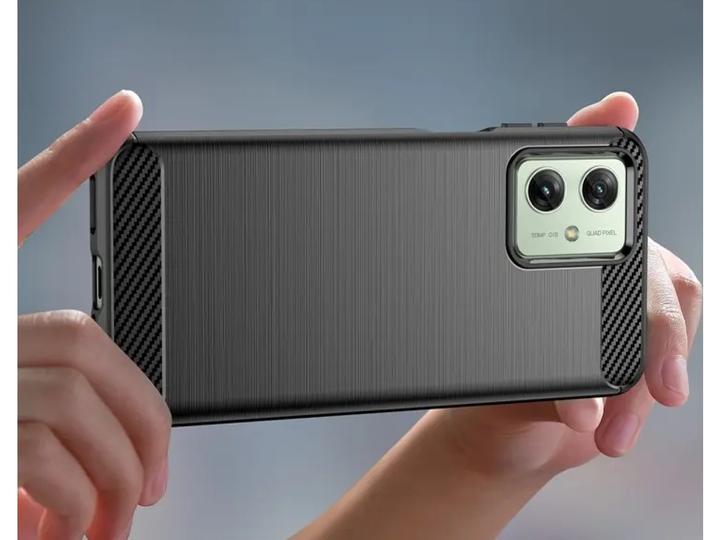 Produktbild Screenguard Motorola Moto G54 5G Hülle Carbon Brushed Soft TPU (Motorola Moto G54)