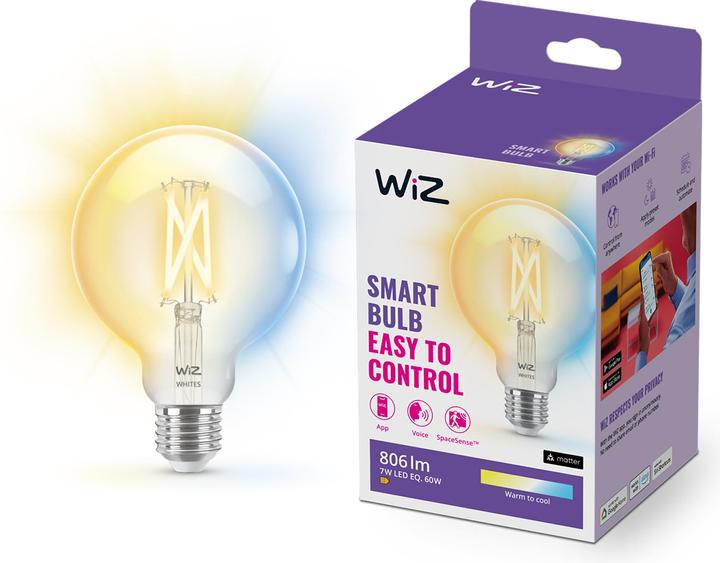 Actual product image WiZ Filament (E27, 6.70 W, 806 lm, 1 x, E)