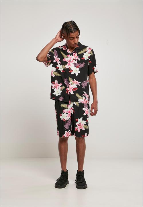 Produktbild Urban Classics Viscose AOP Resort Shirt (S)