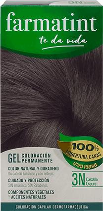 Produktbild Farmatint gel coloración permanente #3n-castaño oscuro (3N)