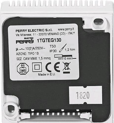 Actual product image Perry Electric 1TG TEG130 Room thermostat TEM 73 A
