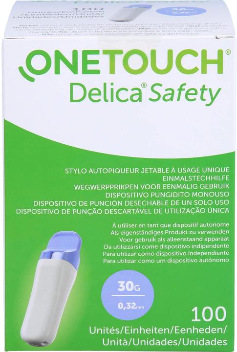 Produktbild OneTouch One Touch Delica Safe 30g, 100 St LAN (Stechhilfe)